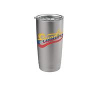 Ecuador Flag Colors Pride Celebration Stainless Steel Insulated Tumbler