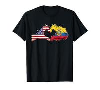Ecuador Flag Ecuadorian Roots T-Shirt