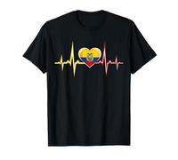 Ecuador Flag Ecuadorian Roots T-Shirt