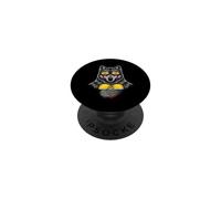 Ecuador Flag Wolf Ecuadorian Roots PopSockets Adhesive PopGrip
