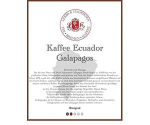Ecuador Galapagos Coffee 1 kg