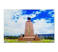 Ecuador Half of the World Monument Quito Puzzle 1000 Piecesen Puzzle Adult Game Graphics Travel Souvenir 26x38CM