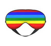 Ecuador Indigenous Flag Eye Mask Sleep Mask Light BlockBlindfold Night Eyes Cover Soft Pressure-Free Eyeshade with Elastic Strap for Home Travel Office Nap Yoga