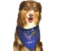 Ecuador It's in MyEcuadorian USA Flag Soft Dog Bandana Scarf Triangle Kerchief Pet Accessories for Dogs & Cats80