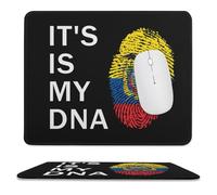 Ecuador It's Is My DNA Mouse Pad Waterproof Ultra-Thin Non-Slip Rubber Base Square Mouse Mat Gaming Mousepad 9.8"x11.8"