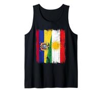 Ecuador Kurdistan Half Flag Ecuadorian Kurdish Jersey Tank Top