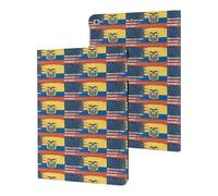 Ecuador U.S.A Flag Funny Tablet Cases Multi-Viewing Angels Trifold Stand Case Compatible with iPad Series