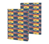 Ecuador U.S.A Flag Funny Tablet Cases Multi-Viewing Angels Trifold Stand Case Compatible with iPad Series