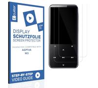 Ecultor 2x protective film 3D compatible with AGPTek M3, Flexible, 100% coverage, Fingerprint-ID compatible, Made in Germany, Full Cover screen protector