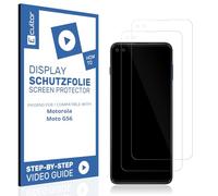 Ecultor 2x protective film 3D compatible with Motorola Moto G56, Flexible, 100% coverage, Fingerprint-ID compatible, Made in Germany, Full Cover screen protector