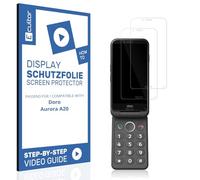 Ecultor FLEX 2x Clear Screen Protector for Doro Aurora A20