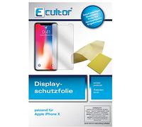 Ecultor Screen Protector compatible with Apple iPhone X Clear Pack of 8