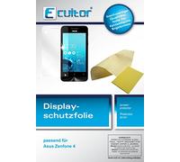 Ecultor Screen Protector compatible with Asus ZenFone 4 (Pack of 6) Includes Cloth and Wiper Pack of Screen Protector