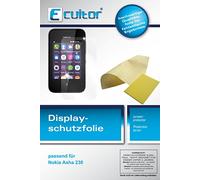Ecultor Screen Protector compatible with Nokia Asha 230 (Pack of 6 includes Cloth and Wiper Pack of Screen Guard