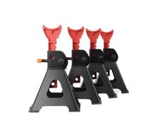 ECUTEE 4pcs Axle Stands Car Jack Stands Floor Jack Support Stand Pedestals Lifting Capacity 3T, Height Adjustable Ratchet 275-415mm Trestle Accessories for Caravan Automotive Maintenance Repair