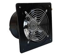 ECUTEE Axial Fan Extractor Fan 8 Inch 200 mm Axial Fan 80W Kitchen Extractor Fan Industrial Metal Fan Wall/Ceiling Extractor Fan in Bathroom (Plate Size: 250 × 250 mm)-1250 m³/h