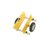 ECUTEE Dolly Trolley for Board & Panel, Heavy Duty Panel Dolly Cart Adjustable Drywall Mover DoorDolly Slab Dolly w/Pneumatic Wheel, 200kg Load Bearing