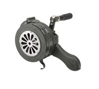 ECUTEE Hand Crank Alarm Siren Horn - Portable 110dB Manual Operated Air Attack Horn - Handheld Aluminum Housing Emergency Safety Alarm for Factories, School, Coast Guard