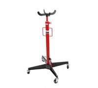 ECUTEE Transmission Jack Car Jack Hydraulic Gearbox Jack Vertical Lift Jack With 4 swivel castors, Professional Car Gearbox Workshop Lift, Max load 500Kg, Working Height 113-186 cm