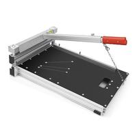 ECUTERS 13“ Laminate Floor Cutter with Wheels, Heavy Duty Vinyl Floor Plank Cutter, Adjustable Angle Length Cutting 16mm Thick Flooring Tools, Engineer Wood Parquet LVP WPC