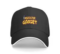 ECUXSRHN Baseball Cap Inspector Gadget Inspector Gadget Cartoon Inspector Gadget Costume Sunhat Black