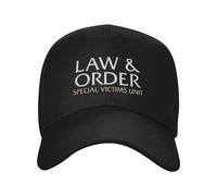 ECUXSRHN Baseball Cap Law and Order SVU Trucker Hat Rugby Black
