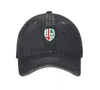 ECUXSRHN Washed Vintage Baseball Cap London Irish Premiership Rugby Funny hat Hard hat Wild Ball Hat Golf Wear Black