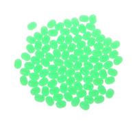 ECVGHD 100Pcs Oval Luminous Fishing Lures Fishing Beads Sea Hard Floating Float Tackles