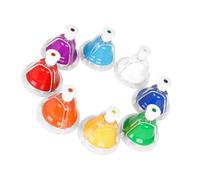 ECVGHD 8 Note Handbells Colorful Hand Percussion Bells Orff Musical Instrument