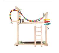 ECVGHD Colorful Bridge Training Bird Parrots Standing Supplies Bird Stands Toy
