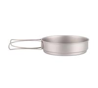ECVGHD Compacts Titaniums Camping Plate Dish Folding Handle Light weight Dinnerware