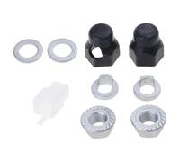 ECVGHD Electric Bicycles Hub Motor Nut Safety Washers 12mm 14mm Shafts Screw Caps