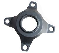ECVGHD Electric Bike Chainring Spiders Adapter 4 Jaw Drives Chainring Spiders Support