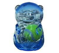 ECVGHD Fun Bear Shape Dog Chewing Toy Treats Balls For Boredom Dog Teething Biting