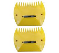 ECVGHD Hand Rakes, Large Leaf Collector Leaf Grabber Set, Garden and Yard Leaf Scoops
