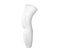 ECVGHD Shins Guards with Calfs Compression Sleeve for Youth, White L