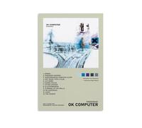 ECVHLXFQ Radiohead OK ComputerPop Songs Album Rapper Classic Album Canvas Print Signature Decor Bedroom Home Office Decor Teen Decor12x18inch(30x45cm) Unframe-style-3