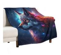 ECWECC Blanket Wolves Animal Wolf Blanket Great Gifts for Adults Fluffy Snugly Soft Warm Fuzzy Blanket for Bedroom Living Room Sofa Office Graduation Valentine's Day 130x150cm