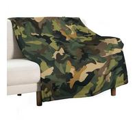ECWECC Camouflage Throw Blanket Camouflage Blankets Great Gifts for Women Fluffy Snugly Flannel Fleece Blanket for Girls Kids Adults Couch Travel Outdoor Graduation Valentine's Day 180x200cm