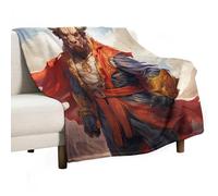 ECWECC Spanish Bullfighting Throw Blankets Kids Blanket Bull Cattle for Humans Soft Cozy Warm Flannel Bedding for Bedroom Living Room Sofa Office Birthdays Graduation 180x200cm