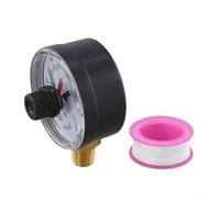 ECX271261 Pool Pressure Gauge for Hayward Sand & DE Filters - Brass Bottom Mount Replacement with Clear for dial Accurate Reading Multi-Port Valve Compatible