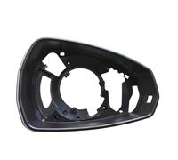 ECZDDEFS Replacement Covers for Car Mirrors 8V08572399B9 For A-udi A3 S3 RS3 2014 2015-2020 Car Side Mirror Housing Frame Glossy Glass Surround Rear View Frame Holder Trim(Right)