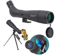 ED 20-60X60 FMC Spotting Scope Compact (Long Range Spotting, Water-Resistant) with Metal Tripod, Carry Bag, Phone Holder (ED 20-60X60)