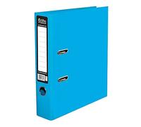 ED 5 x Pukka A4 Glossy 2-Ring Lever Arch File School Work Office 75mm Spine File Organiser (Blue)