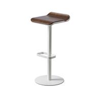 ED Bar Stool Static White / Walnut Moree - 4260218363908