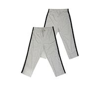 Ed Baxter Men's Essential Lounging Jogger Bottoms-Gray-7XL Grey