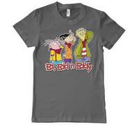 Ed, Edd n Eddy Officially Licensed Mens T-Shirt (Dark Grey), Medium