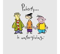 Ed, Edd n Eddy Puberty Is Unforgiving Women's T-Shirt - Grey - XXL