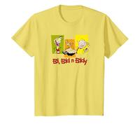 Ed, EDD n Eddy Three EDS T-Shirt, Youth, Lemon Yellow, Large