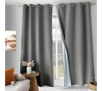 ED ENJOY HOME Oxford Coll Thermal Blackout Curtain, Eyelets
